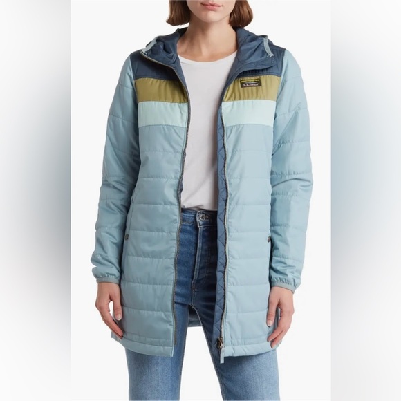 L.L. Bean Jackets & Blazers - L.L.BEAN Mountain Classic Colorblock Puffer Jacket NWT Size XS
